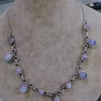 گردنبند اوپال اصل با نقره