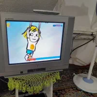 تلویزیون ۲۱ الجی با کنترل و ست آپ باکس