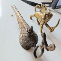 پیسوز و شیرخورشید برنزی عتیقه