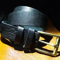 کمربند چرم طبیعی گاومیشی دست دوز تک لا