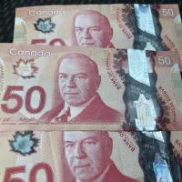 سه عدد ۵۰ دلاری کانادا