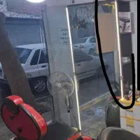 فروش آینه صندلی نئون فوری|آرایشگاه و سالن‌های زیبایی|مشهد, رده|دیوار