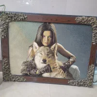 تابلوفرشدستبافتدختروگرگاصلی