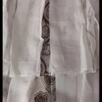 پرده حریر طرح دار|پرده، رانر، رومیزی|اصفهان, شاه پسند|دیوار