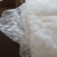 پارچه ساتن خارجی lx و گیپور ادامسی|لباس|نیشابور, شهرک ولیعصر|دیوار