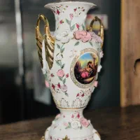 گلدان چینی بزرگ اصل اصل