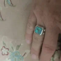 انگشتر  فیروزه و عقیق گرمی 200|کلکسیون اشیاء عتیقه|مشهد, عبادی|دیوار