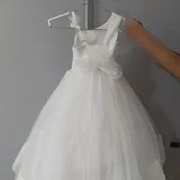 دو عدد لباس عروس بچگانه سایز ۴ و ۵ در حد نو|لباس|ایوان, |دیوار