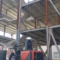 بتن ریزی با دستگاه خلاطه