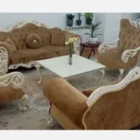 ست مبل کلاسیک ونهارخوری۸ و مبل ال مکانیزم۸ نفره|مبلمان خانگی و میز عسلی|کرج, فاز ۴ مهرشهر|دیوار