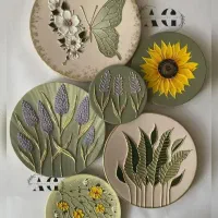 دیوارکوب سفالی