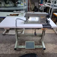 فروشگاه عسکری چرخ خیاطی راسته دوپایه ۸گام ضخیم دوز