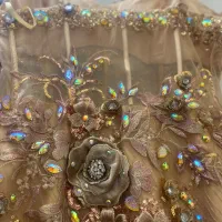 لباس مجلسی مزونی سنگ دوزی شده سایز۴۲تا۴۶|لباس|ری, دولت‌آباد|دیوار