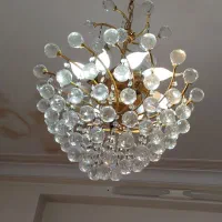 لوستر 8شعله|لوستر و چراغ آویز|قم, باجک سه|دیوار