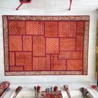 فرش تکه دوزی|فرش|رشت, چله خانه|دیوار