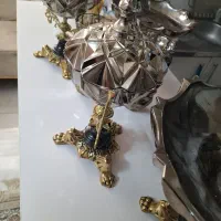 سرویس پذیرایی کریستالی پایه برنجی