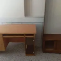 میز کامپیوتر کمد چوب لباسی آینه دار|کتابخانه، شلف، قفسه‌های دیواری|نجف‌آباد, نجف‌آباد|دیوار