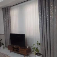 پرده پذیرایی شاین دار و طلا کوب