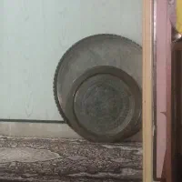 لوازم قدیمی شمعدان گل مرغی نقاشی ژاپن