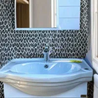 روشویی ۶۴ سانتی با کاسه روش