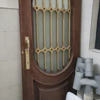 درب چوبی.  ابعاد ۲۰۰×۸۳