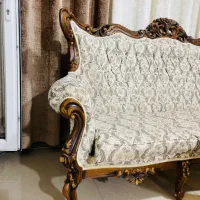 مبل سلطنتی استیل چوب راش|مبلمان خانگی و میز عسلی|رشت, گلسار|دیوار