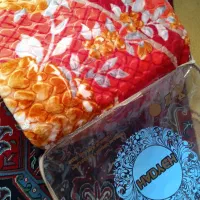 پتو گلبافت ژله ای زیرانداز|رختخواب، بالش، پتو|ملایر, |دیوار