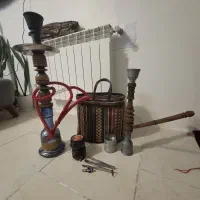 ۲عدد قلیان چوب گردو