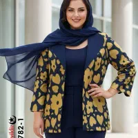 کت پاییزه  بیگ سایز آی یلدیز کد  3782