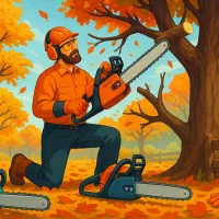 هرس درخت و اجرای آبیاری قطره ای