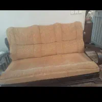 سرویس مبل هفت نفره سالم در حد نو