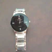ساعت گوارتز صفحه سرامیکی  مشکی