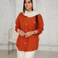 مانتو لنین آستین سه ربع