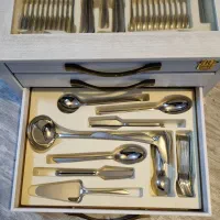 سرویس قاشق چنگال۲۴نفره|ظروف سرو و پذیرایی|اصفهان, محمودیه|دیوار