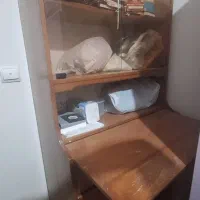 بوفه چوبی با کشو یا ویترین چوبی با کشو|بوفه، ویترین، کنسول|تهران, نظام‌آباد|دیوار
