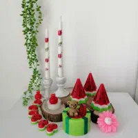 شمع های یلدایی|صنایع دستی و سایر لوازم تزئینی|جهرم, |دیوار