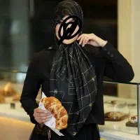 روسری ابریشم ژاکارد کوالیتی اورجینال