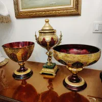 کریستال طلاکوب ترک وارداتی رنگ قرمز به علت مهاجرت