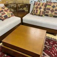 میز جلو مبلی و پاف