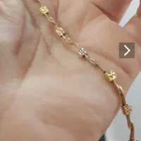 دستبند طلا سه رنگ