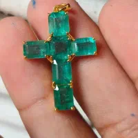 مدال زمرد صلیب|جواهرات|تهران, استاد معین|دیوار