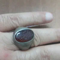 انگشترنقره پافیلی عقیق سرخ یمنی خط قدیمی|جواهرات|تهران, نظام‌آباد|دیوار