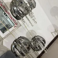 لوستر برنز نقره ای|لوستر و چراغ آویز|اهواز, کیانپارس |دیوار