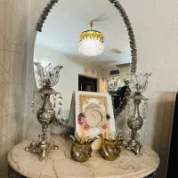 ایینه شمعدان کاملا سالم و نو برای عروس|صنایع دستی و سایر لوازم تزئینی|ری, شهرری|دیوار