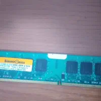 دو عدد رم ddr 2 ۸۰۰  هرتز  ۲ گیگابایت در حد نو