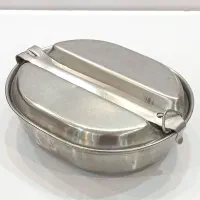 ظرف غذا شخصی استیل خیلی ضخیم قدیمی آهنربا نگیر