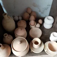 انواع سفال خام و گلدان سرامیکی