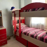 تخت دو طبقه|تشک تختخواب|باغستان, |دیوار