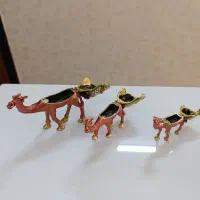 سه عدد شتر تمام مس تزئینی|مجسمه، تندیس، ماکت|مشهد, رضاییه|دیوار