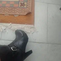 نیم پوت زیبا خوش پوش گرم پاشنه بلند سایز ۴۰ مشگی|کیف، کفش، کمربند|دلیجان, |دیوار
